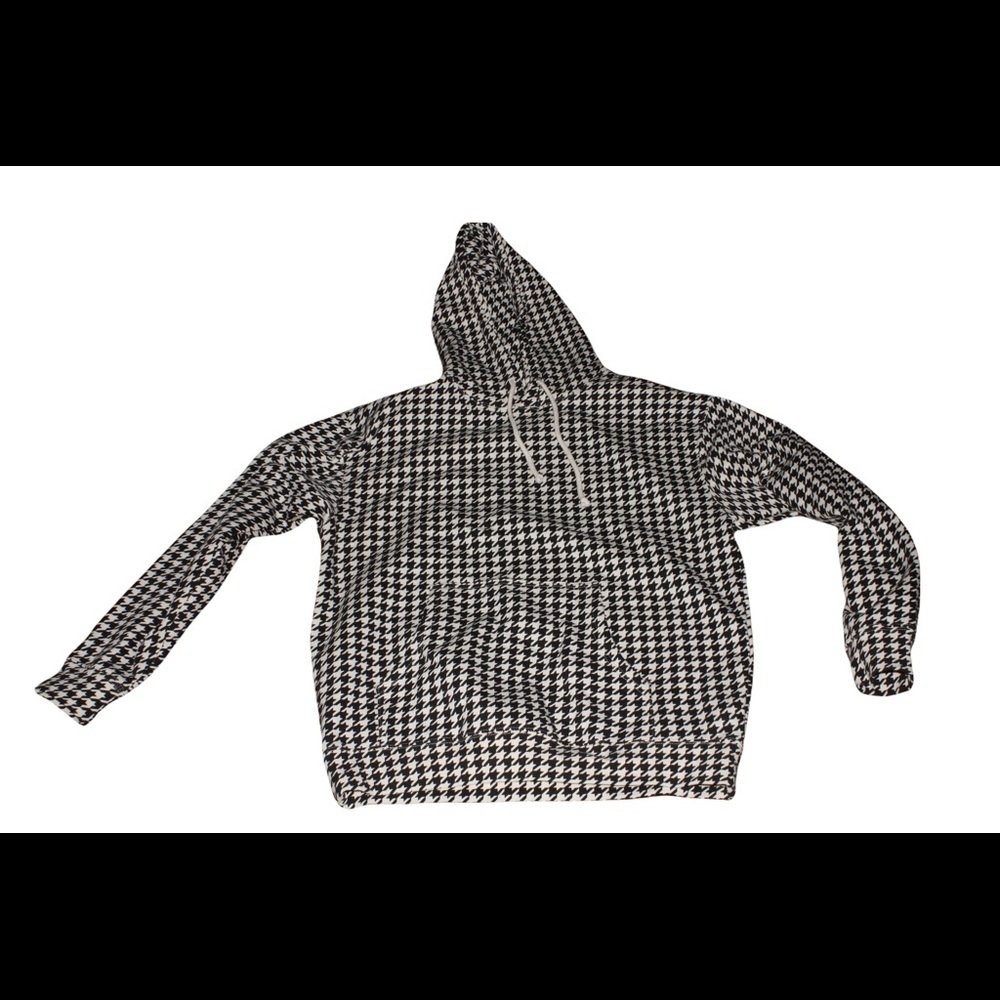 Houndstooth Hoodie unisex Fits true to Size